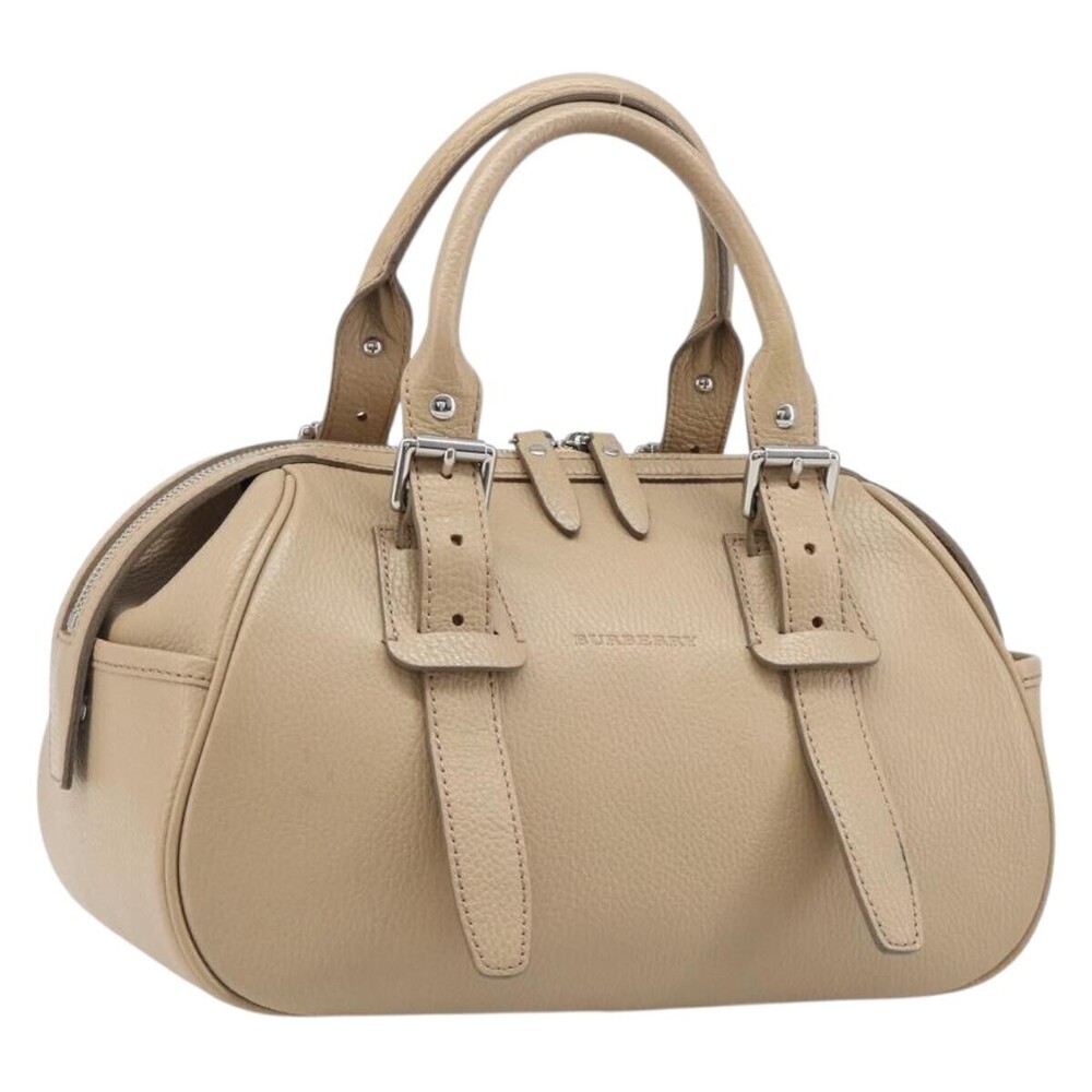 Burberry Belted Boston Leather